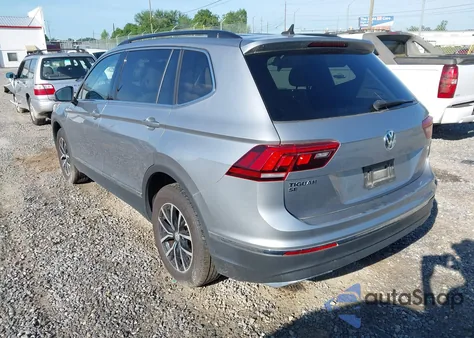 2021 Volkswagen Tiguan 2.0T Se/2.0T Se R-Line Black/2.0T Sel from USA, damaged, VIN 3VV2B7AX9MM073427